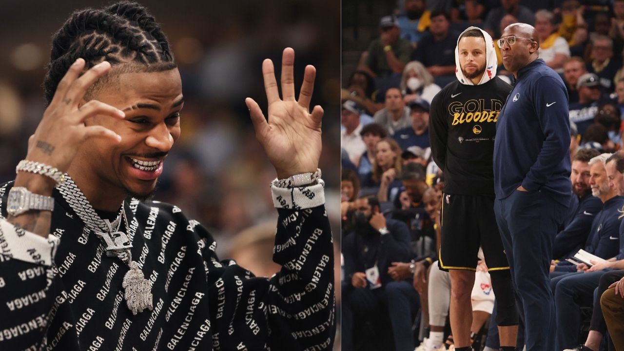 "Stephen Curry, whoop the trrick got y'all a**es whooped!": Ja Morant has a blast on the sidelines as Grizzlies blowout Warriors 134-95, force Game 6