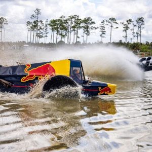 "This is not a good idea" - Max Verstappen and Yuki Tsunoda go crazy against each other in a Swamp Buggy Race ahead of Miami GP