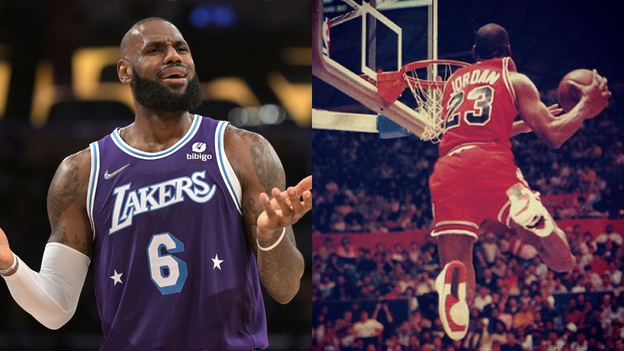 "LeBron James is a Michael Jordan HATER!": Skip Bayless calls out Lakers' star for leaving out the GOAT from his All-Time Dunk Contest list