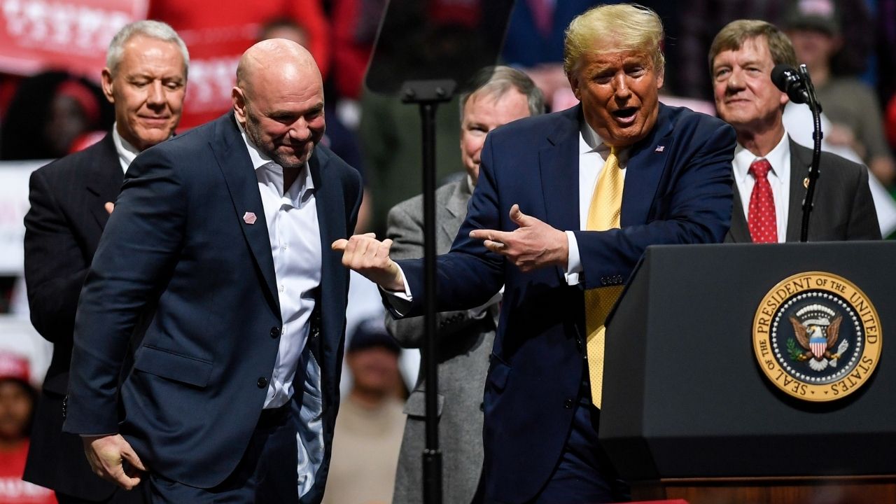 Dana White Donald Trump