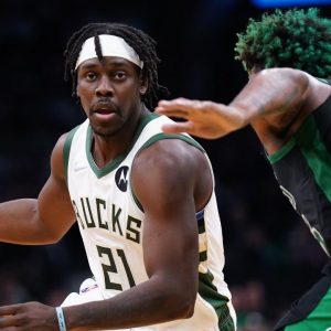"Jrue Holiday would win DPOY if he yelled, screamed and appeared unhygienic!": NBA Twitter takes a dig at 2022 DPOY Marcus Smart after the Bucks' guard's excellent Game 1 defense