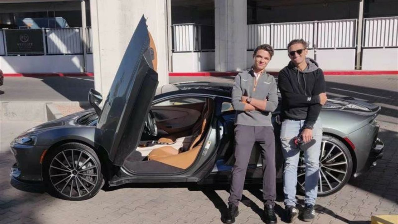 "Fastest car, youngest driver" - Lando Norris takes $200,000 McLaren for a spin with Youtuber