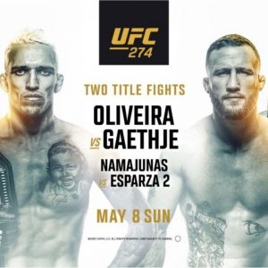 UFC 247 Charles Oliveira versus Justin Gaethje