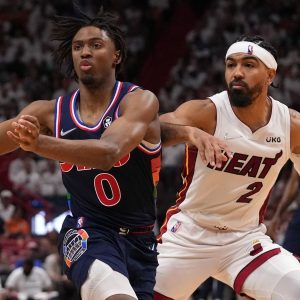 "Tyrese Maxey so damn good already man!!": LeBron James and NBA Twitter in awe of young guard's performance when rest of his team including James Harden gave in to the Miami Heat