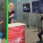 "That's just pure bullying"- Watch Esteban Ocon jokingly mock Yuki Tsunoda's height during a post race interview