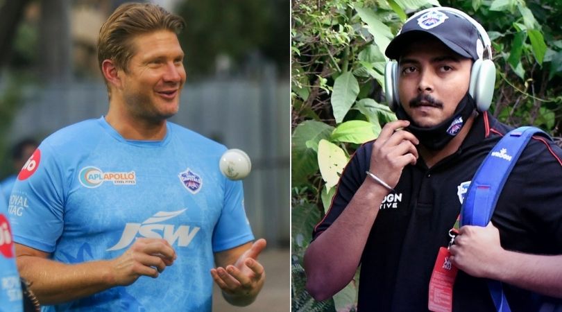 News on Prithvi Shaw: Delhi Capitals' assistant coach Shane Watson has given the fitness update on their opener Prithvi Shaw.