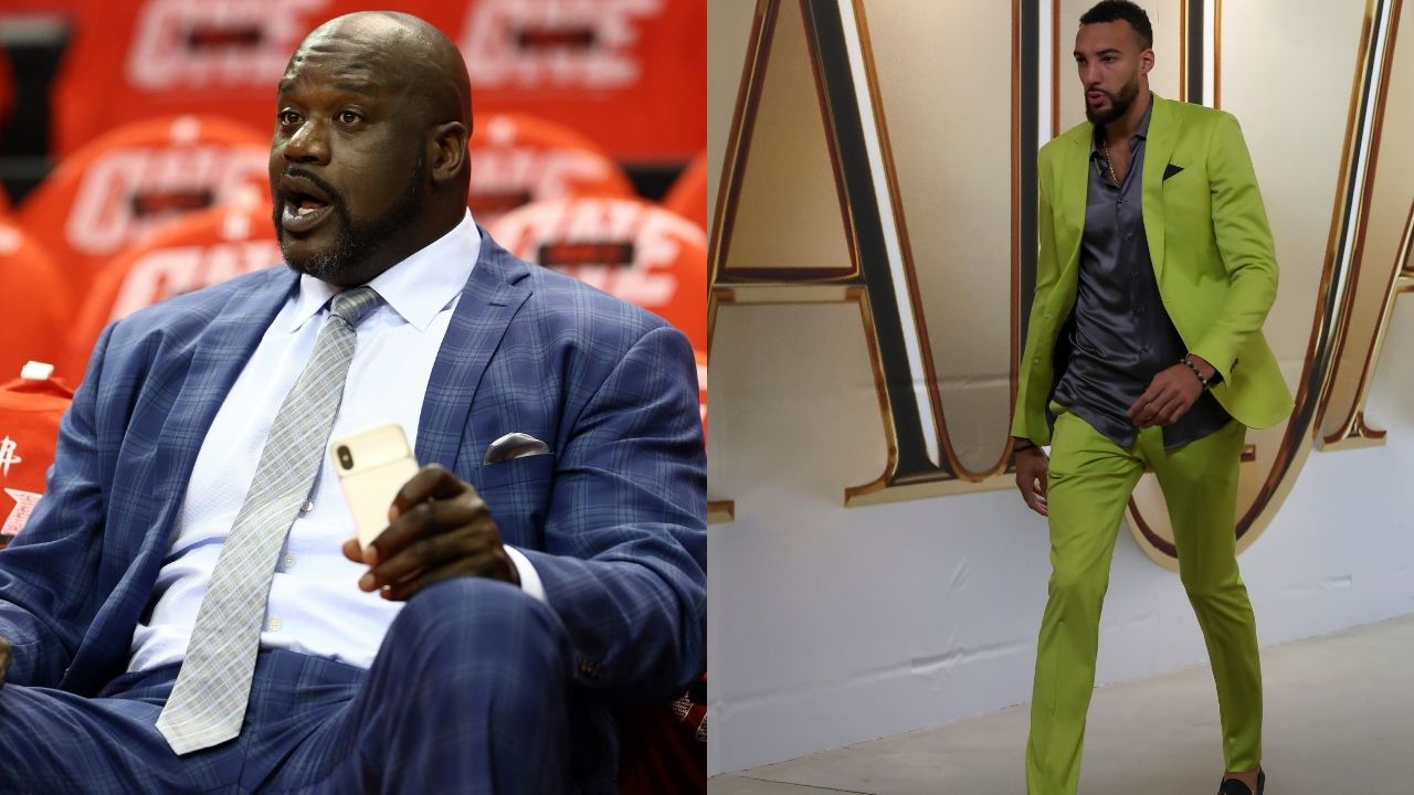 "I'd give Rudy Gobert three attempts to block my dunk": A 50-year old Shaquille O'Neal offers an interesting proposition to Jazz's big man