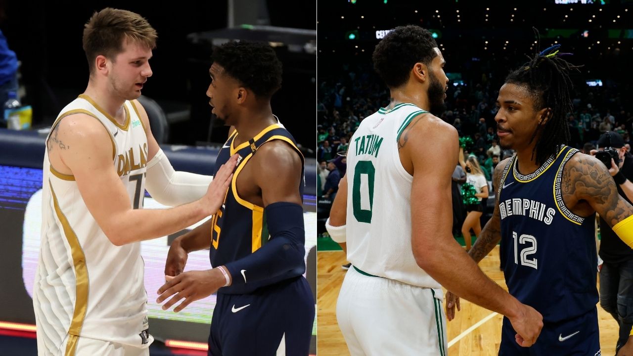 “Giannis Antetokounmpo, Tatum, Ja Morant, Doncic, and Mitchell”: Shaquille O’Neal snubs Devin Booker and Trae Young while picking the top 5 guys who are “gonna take over the league”