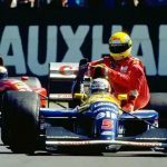 "Five-star passenger rating for Nigel Mansell" - When Ayrton Senna took a taxi ride back to the pits in a Williams at the 1991 British GP