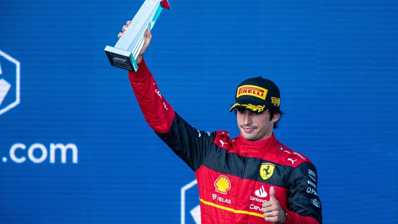 "Our new Minister of Defense!"- Carlos Sainz explains why finishing on the podium ahead of Sergio Perez is a huge boost to his confidence