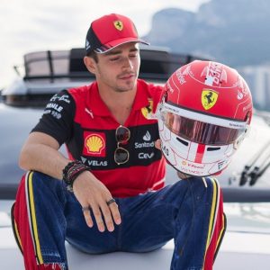 "Charles Leclerc unveils one of the most beautiful helmets ever"- F1 Twitter falls in love with the Ferrari star's Monaco GP helmet design