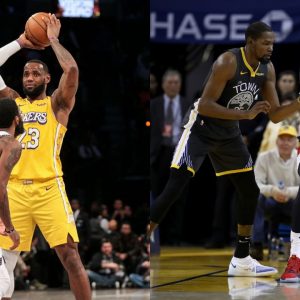 "Los Angeles Lakers should consider trading Anthony Davis for Kyrie Irving!": Kendrick Perkins thinks LeBron James and Kevin Durant should swap co-stars in the offseason