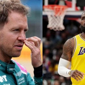 "He is huge and huge"- Sebastian Vettel talks about the size and stature of LeBron James while explaining NBA legend's popularity to Charles Leclerc