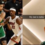 "My dad is better than you Jimmy Butler": NBA Twitter comes out with hilarious reactions featuring Deuce after Jayson Tatum 's amazing Game 2 performance