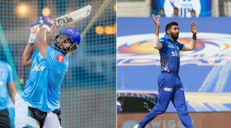 Rishabh Pant vs Jasprit Bumrah stats: Rishabh Pant vs MI IPL stats and last 5 innings list