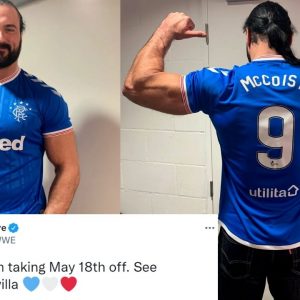 Rangers FC UEFA Europa League final Drew McIntyre
