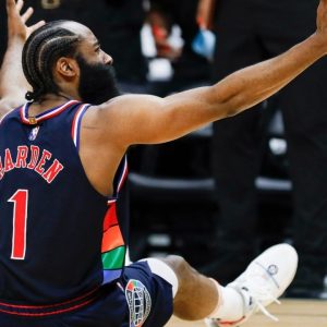 James Harden looked far from comfortable in Game 1 vs the Miami Heat, scoring just 16 points on 5-of-13 shooting and committing 5 turnovers.