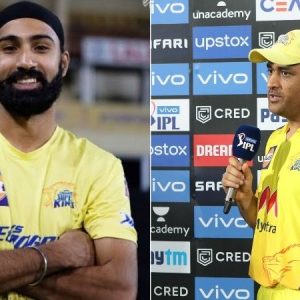 Chennai Super Kings pacer Simarjeet Singh has revealed the experience when he met MS Dhoni for the first time during CSK training.