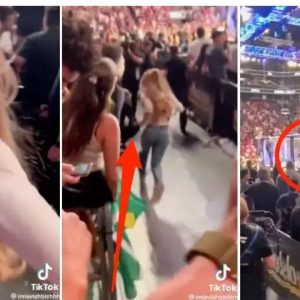 Crazy UFC fan went flying