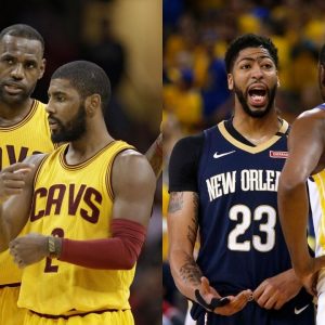 “Kendrick Perkins, are you trying to send LeBron James to an asylum?”: Stephen A Smith goes CRAZY as Perk suggests wild Anthony Davis-Kyrie Irving trade