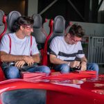 When Ferrari's Charles Leclerc and Carlos Sainz attempted to break the Guinness World Record at the Ferrari World in Abu Dhabi