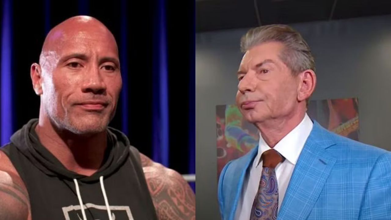 Vince McMahon The Rock WWE