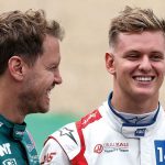 "You cant hate Seb, it's against the law"– F1 Twitter melts after Sebastian Vettel asks about where Ferrari and Mick Schumacher finished in Baku