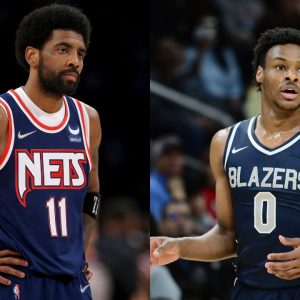 “Bronny James thinks LeBron James is pissed at Kyrie Irving for his $36 million PO”: 6’3 Sierra Canyon star hilariously likes a post showcasing fallout between Lakers and Nets stars