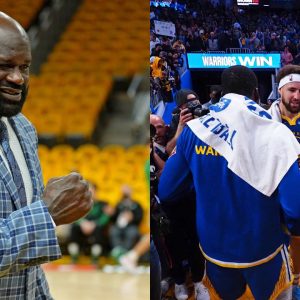 "Welcome to the 4th ring club Stephen Curry, Klay Thompson, and Draymond Green": Shaquille O'Neal congratulates the 2022 NBA champions
