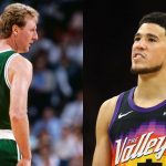 "Larry Bird just don't give a f***, unlike softy Devin Booker!": When Celtics legend went against inappropriate women's picture, Suns' star can't even handle heckling