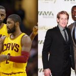 ‘Shannon Sharpe, I think you had your secret Snoop Dogg stash’: Skip Bayless roasts NFL legend for thinking Kyrie Irving would leave the Nets for LeBron James