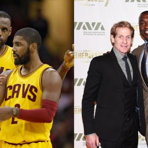 ‘Shannon Sharpe, I think you had your secret Snoop Dogg stash’: Skip Bayless roasts NFL legend for thinking Kyrie Irving would leave the Nets for LeBron James