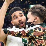 Watch out Jaylen Brown, your roster spot is in trouble as Deuce Tatum shows off his jab step. Looks like Jayson has been giving him lessons.