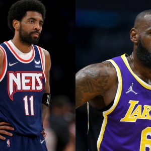 "Kyrie Irving and LeBron James reunion confirmed!!!": NBA Twitter react to Nets' star's reaction on wanting to stay in Brooklyn