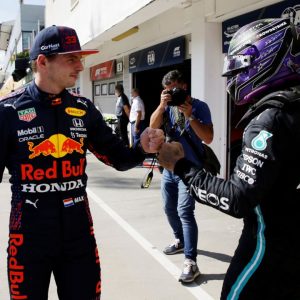 "He's drifting very nicely"- When Max Verstappen mocked rival Lewis Hamilton for lack of grip