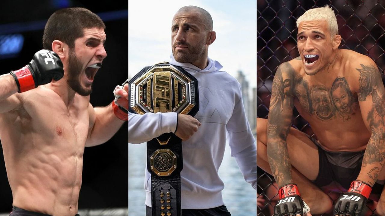 Alexander Volkanovski Islam Makhachev Charles Oliveira