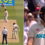 James Anderson dismisses Will Young: James Anderson took his 641st test wicket by taking the wicket of Kiwi opener Will Young.