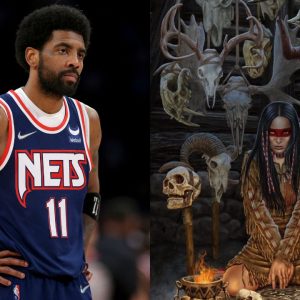 "Kyrie Irving, you're giving us nightmares!": Nets #11 leaves NBA Twitter bewildered by posting an image of the 'Reader of Bones'