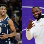 "For #60 in the rankings, Bronny James is looking good!": NBA fans react to LeBron James' son looking polished and ready for college basketball