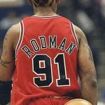 Dennis Rodman has a history with unique jersey numbers. His no. 91 for the Bulls remains the most iconic. Why? Cause the Bulls dialed 911