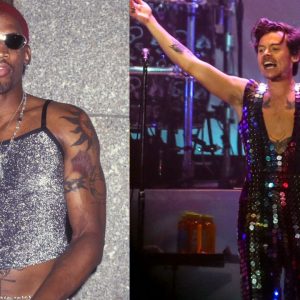 Dennis Rodman was the guy before Harry Styles was even a thing! His oddball fashion was inspiring people back in the 1990s, way before Harry!