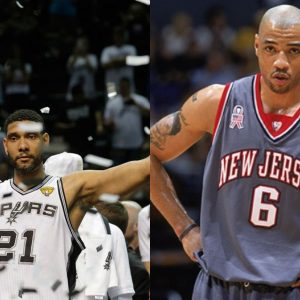 “Tim Duncan you can get anything else but your Bank shot”: When Kenyon Martin faced ‘The Big Fundamental’ whom he kept over Kobe Bryant in his toughest to guard list