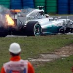 "Oh for f*** sake!": When Lewis Hamilton's car caught fire but he couldn't stop it