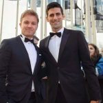 "Nico Rosberg was once coaching me in a training session"- Novak Djokovic meets former Mercedes driver at Laureus Sports Awards
