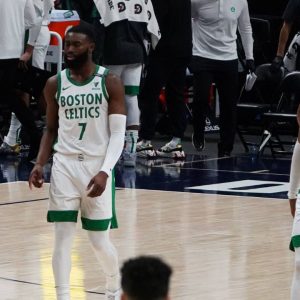 Magic Johnson, Kareem-Abdul Jabbar, and Michael Cooper were the only ones to put up 20-5-5 in 1984. The Boston Celtics trio did it tonight!