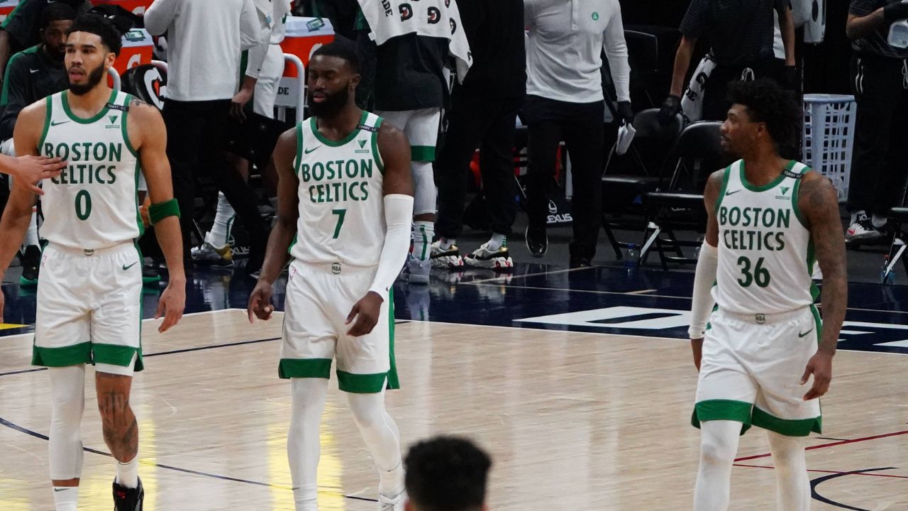 Magic Johnson, Kareem-Abdul Jabbar, and Michael Cooper were the only ones to put up 20-5-5 in 1984. The Boston Celtics trio did it tonight!