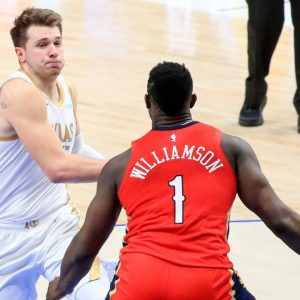 Luka Doncic and Zion Williamson are two of the biggest names under the Jordan Brand umbrella - Doncic just got his first shoe this year.