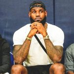 “Come on LeBron James, you’re a billionaire, get a new net”: NBA Twitter reacts as the Lakers star shoots around with Bronny James and Bryce James on Instagram Live