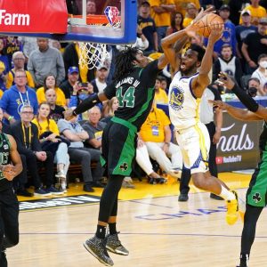 "Brian Windhorst, how dare you Andrew Wiggins' performance a chequebook win?!": NBA Twitter rages as senior ESPN writer makes outrageous claim about the Warriors