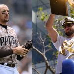 Klay Thompson's parade celebrations were the talk of the town. His brother Trayce just got traded to the Dodgers, the family is on one today!